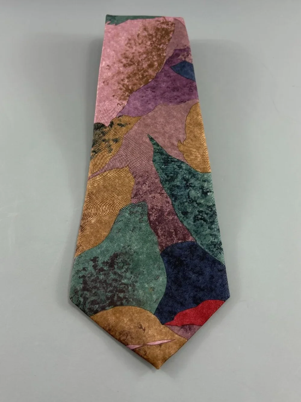 No Brand Vintage Multi Abstract Men's Tie 4